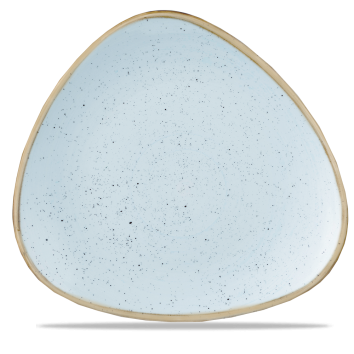 Diskur 31,1cm triangle Stonecast duck egg blue
