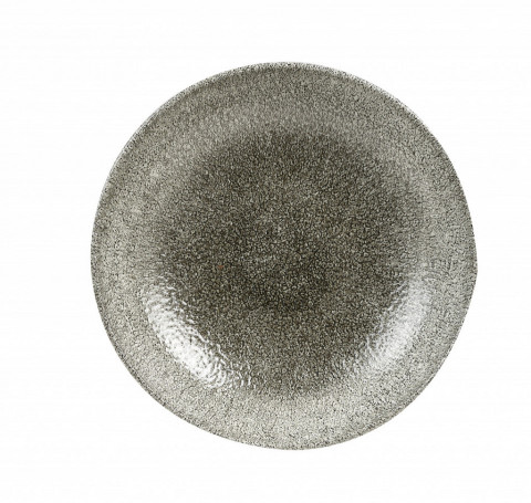 Skál 24,8cm Raku quartz black